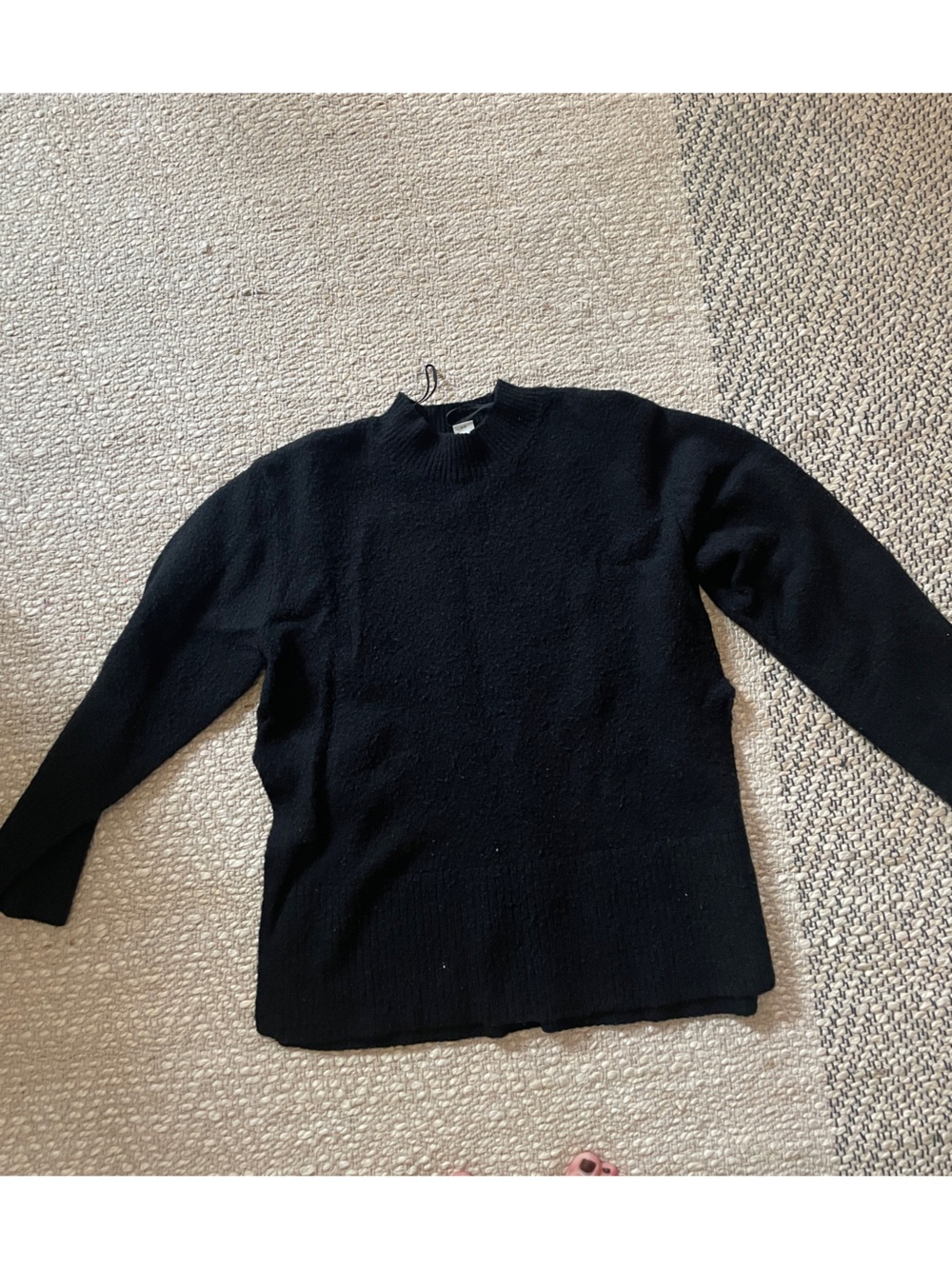 Maternity and Postpartum Black Sweater
